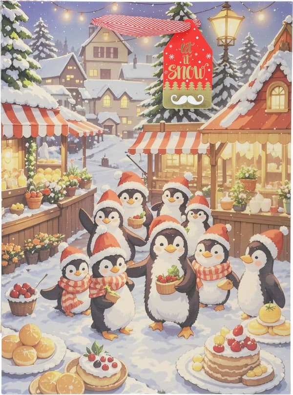 Julpåse Presentpåse Jul 4-pack