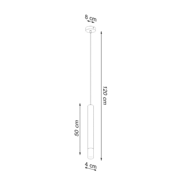Pendel lampa WEZYR 1 vit