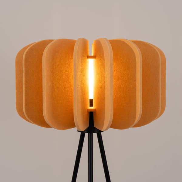 Golvlampa MULA 45 gul