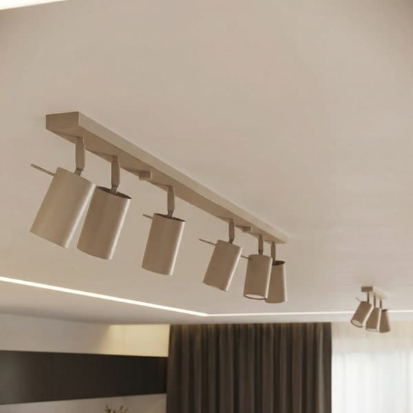 Vägglampa RING gråbrun