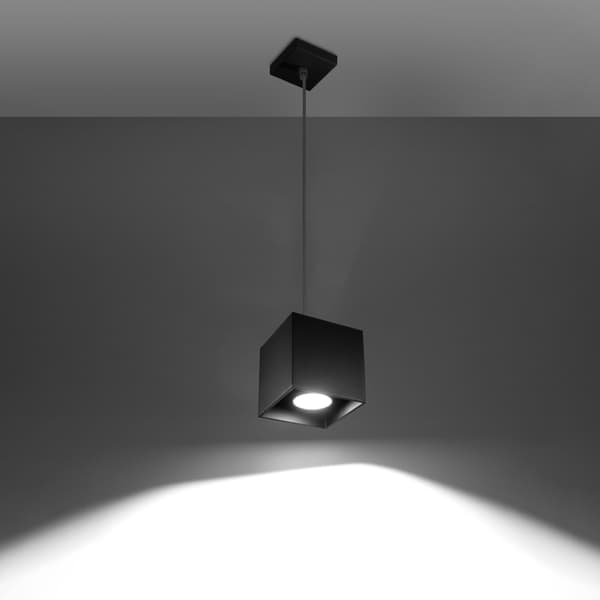 Pendel lampa QUAD 1 svart