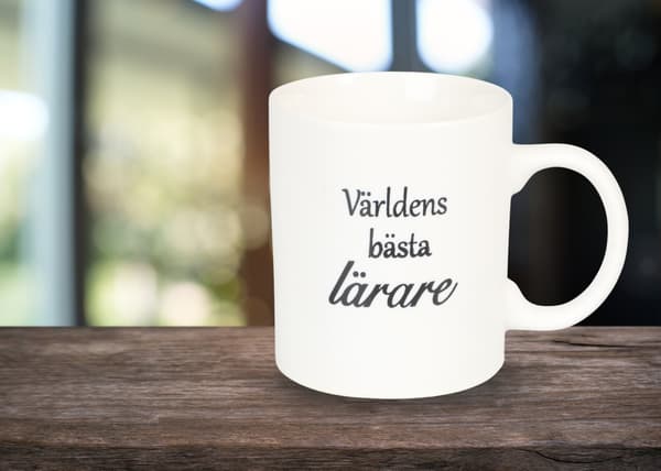 Mugg Världens bästa lärare