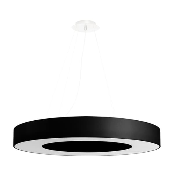 Ljuskrona SATURNO SLIM 70 svart