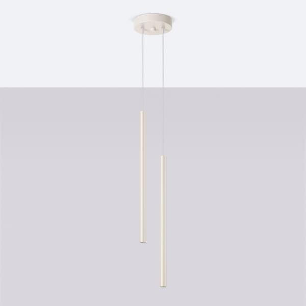 Taklampa PASTELO 2 beige