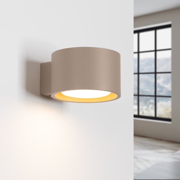 Vägglampa MODO 1 gråbrun Gx53