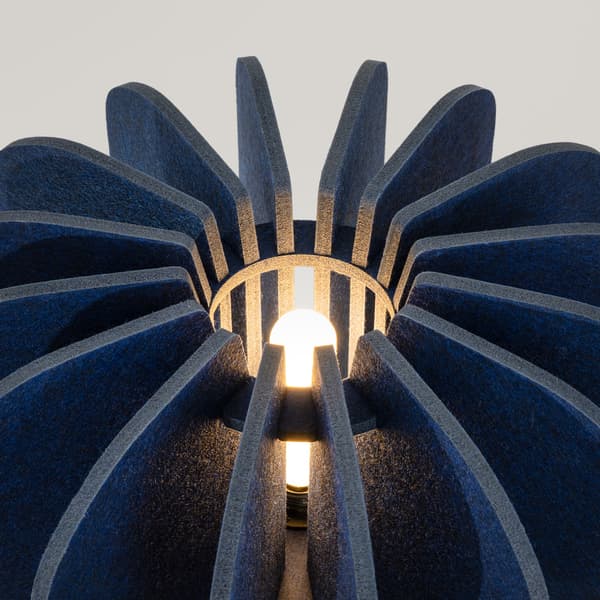 Golvlampa MULA 45 marinblå