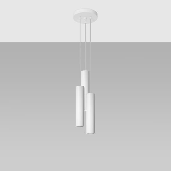 Pendel lampa LAGOS 3P vit
