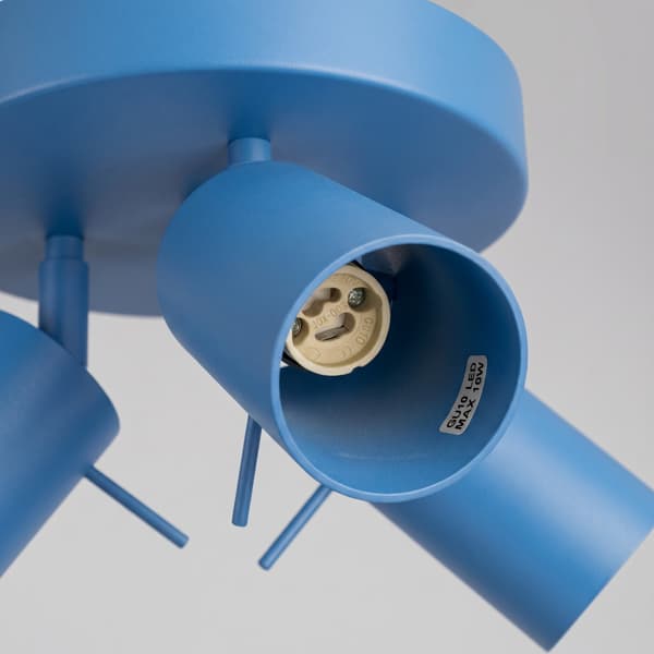 Taklampa RING 3P azurblå