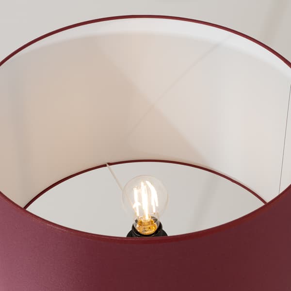 Golvlampa NATT vinröd