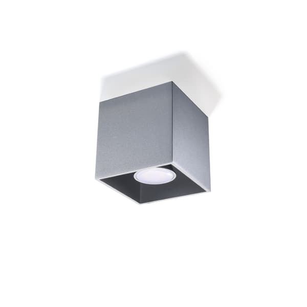 Taklampa QUAD 1 grå