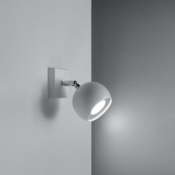 Vägglampa OCULARE vit