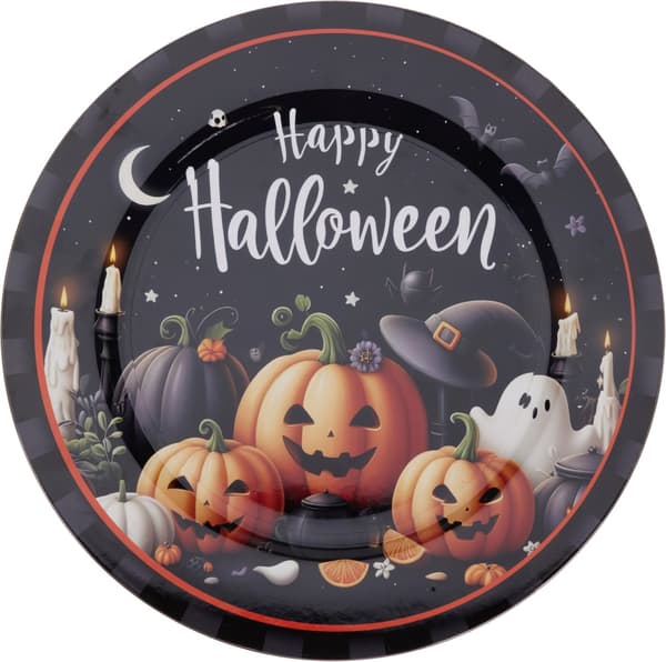 Undertallrik Fat Halloween Pumpa Glad 33 cm