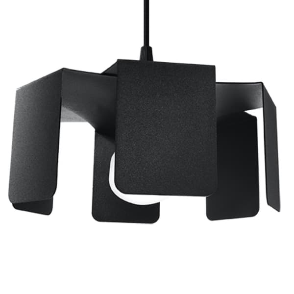 Pendel lampa TULIP svart