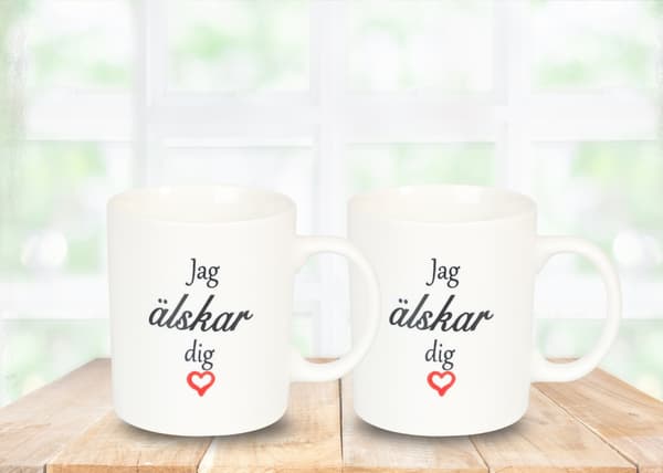 Mugg Jag älskar dig