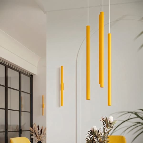 Vägglampa PASTELO 2 gul