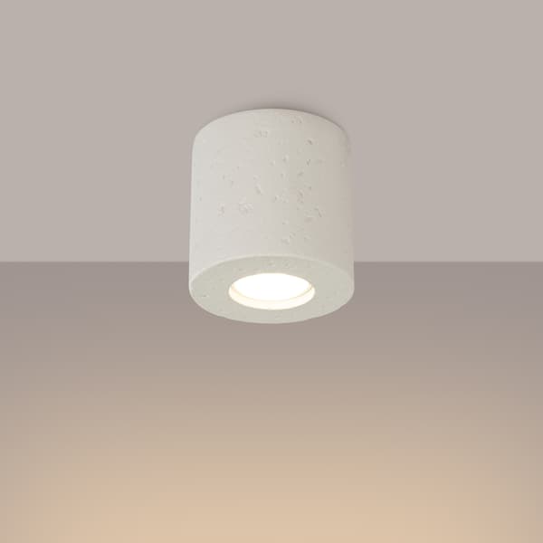 Taklampa ORBIS betong beige
