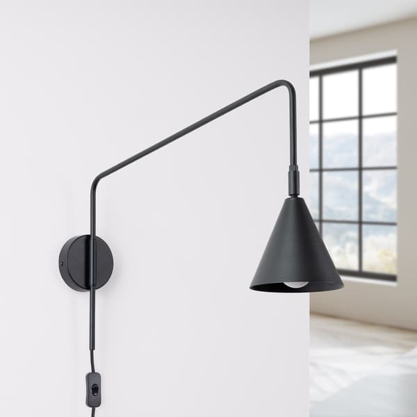 Vägglampa NOX svart