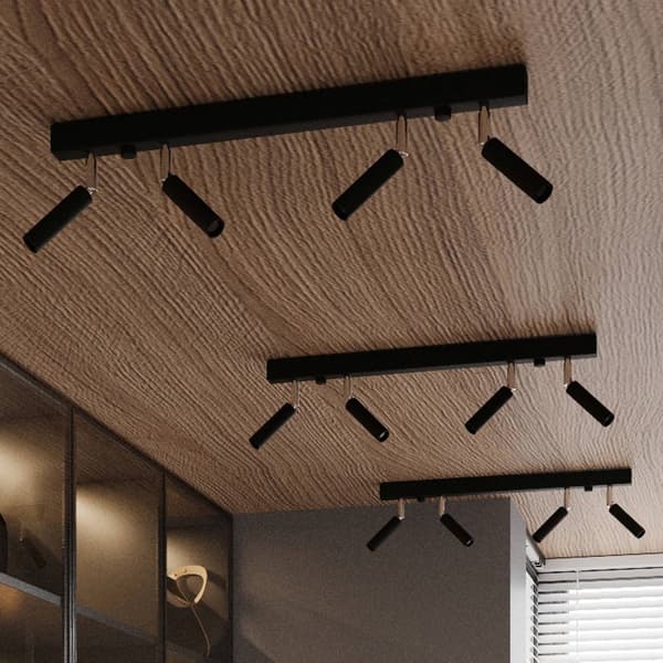 Taklampa EYETECH 6 svart
