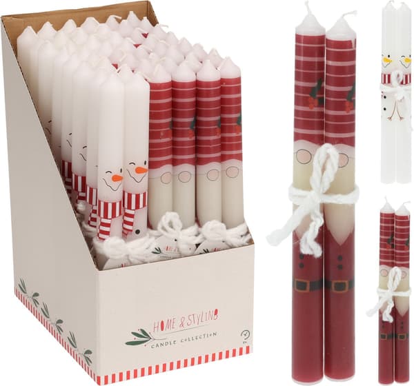 Ljus Jul 2-pack Snögubbar 25 cm
