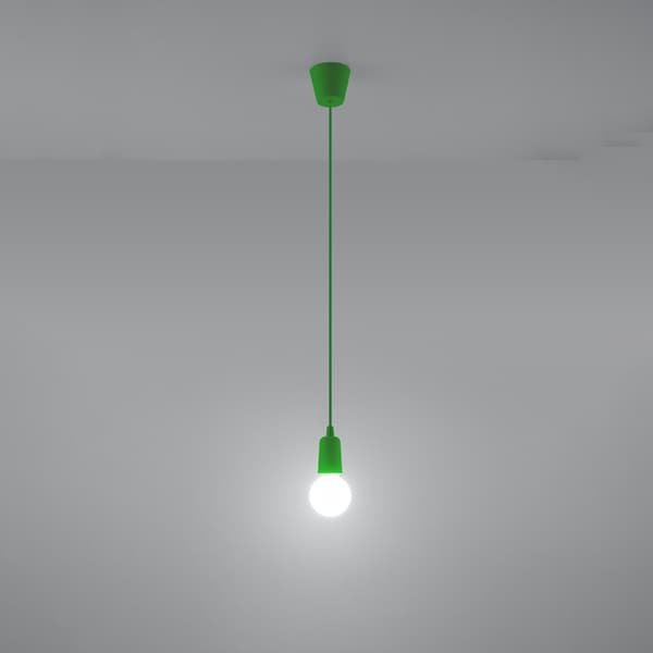 Pendel lampa DIEGO 1 grön