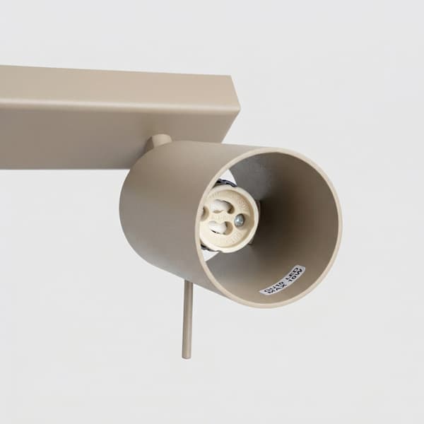 Taklampa RING 2 gråbrun