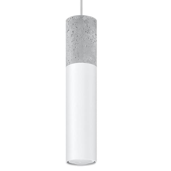 Pendel lampa BORGIO 1 vit
