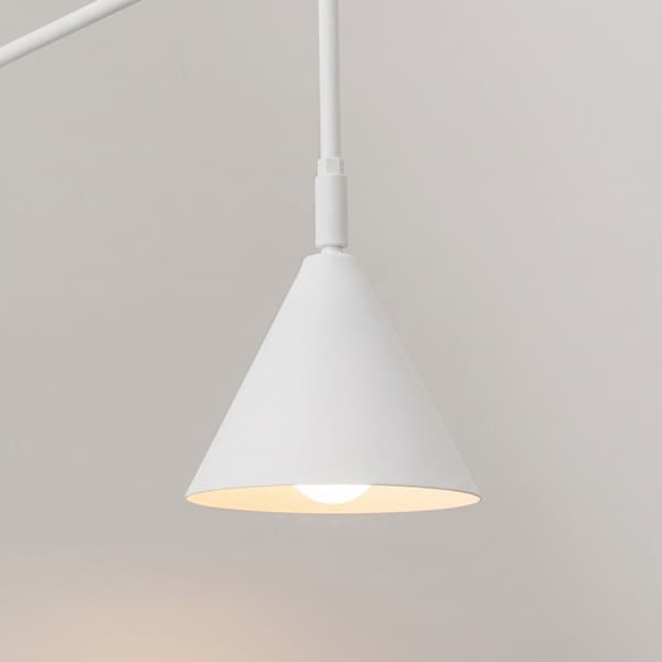 Vägglampa NOX 1 vit med strömbrytare