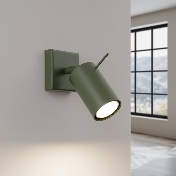 Vägglampa RING olivgrön