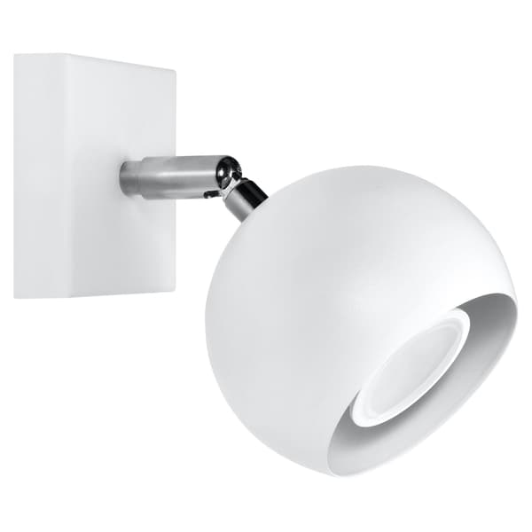 Vägglampa OCULARE vit