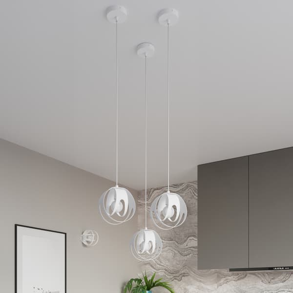 Pendel lampa TULOS 3L vit