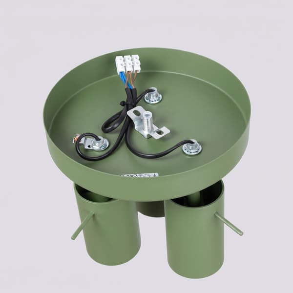 Taklampa RING 3P salvia