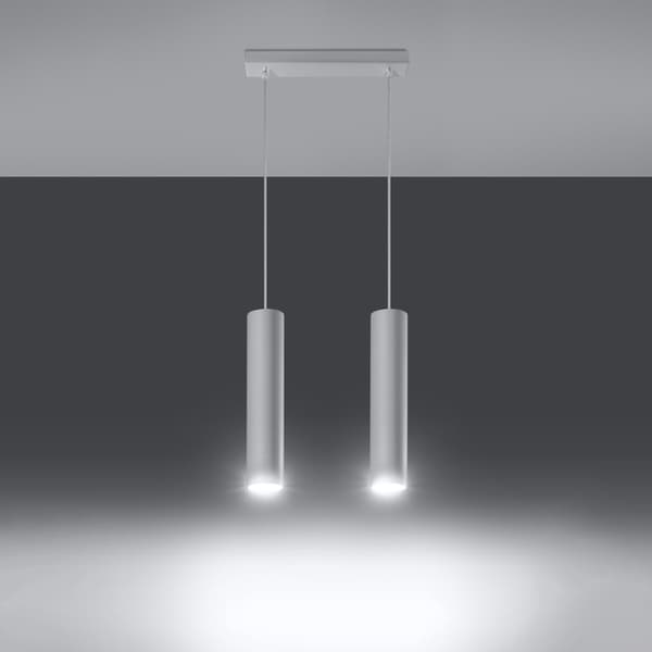 Pendel lampa LAGOS 2 vit
