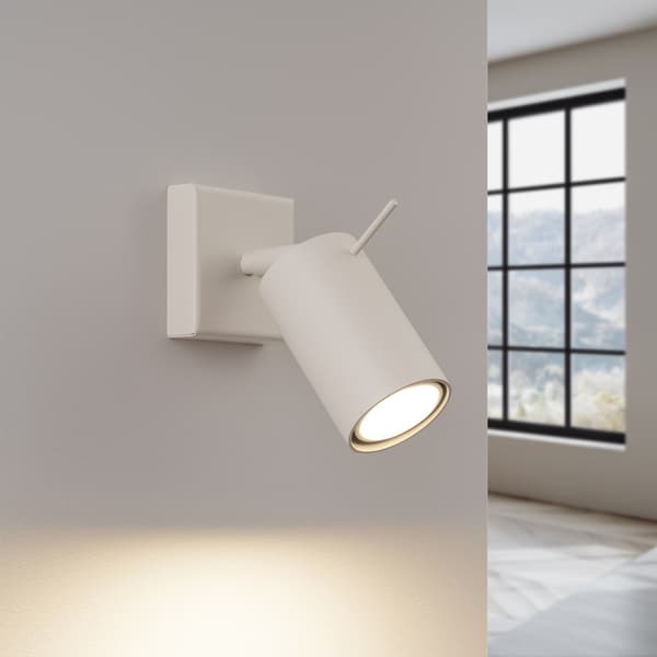 Vägglampa RING beige