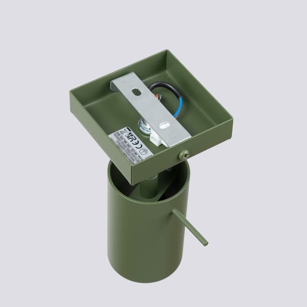 Vägglampa RING olivgrön