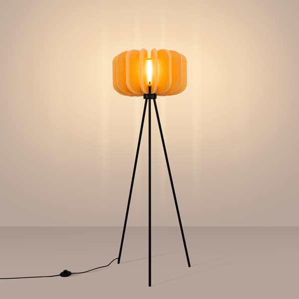 Golvlampa MULA 45 gul