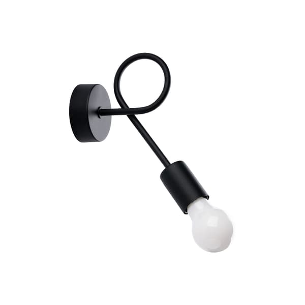 Vägglampa LEVAR svart