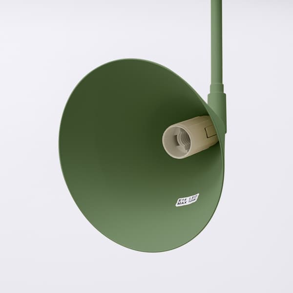 Vägglampa NOX olivgrön