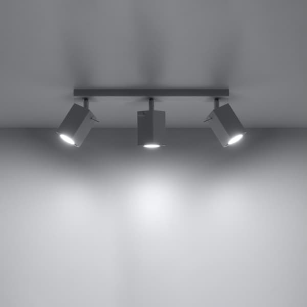 Taklampa MERIDA 3 vit