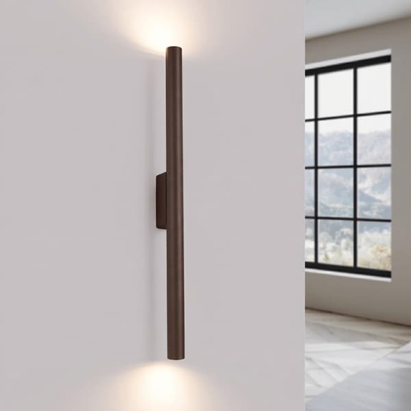Vägglampa PASTELO 2 brun