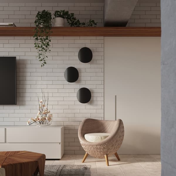 Vägglampa SENSES svart