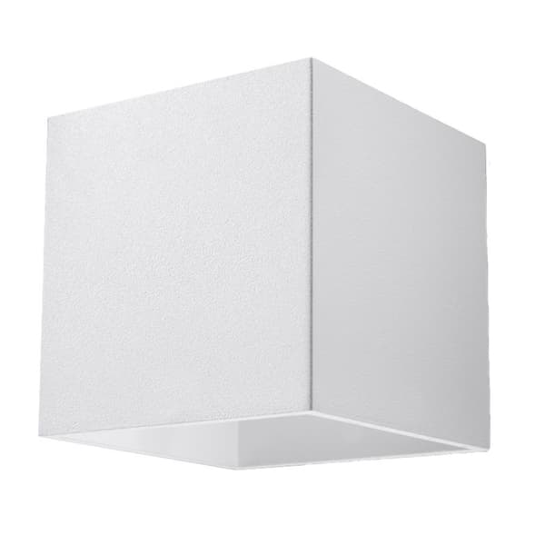 Vägglampa QUAD 1 vit