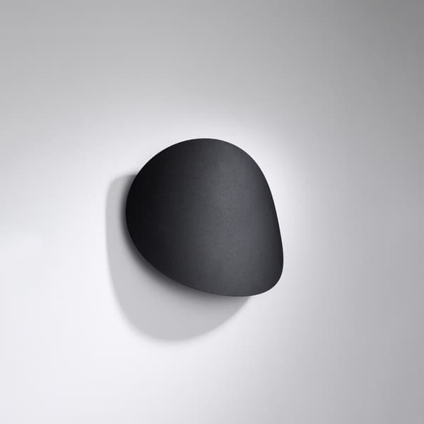 Vägglampa SENSES svart