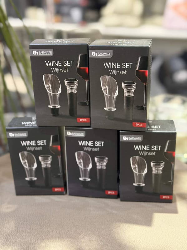 Vinset Vinhällare Vinkork 2 delar