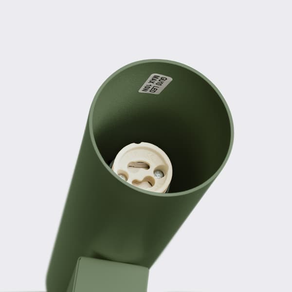 Vägglampa LAGOS 2 olivgrön