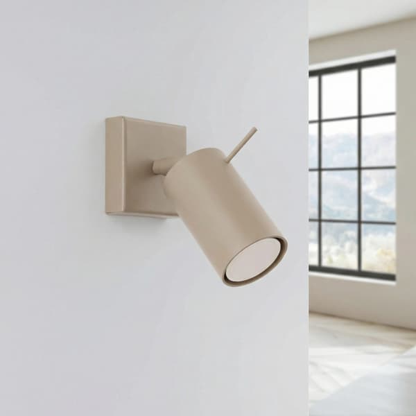 Vägglampa RING gråbrun