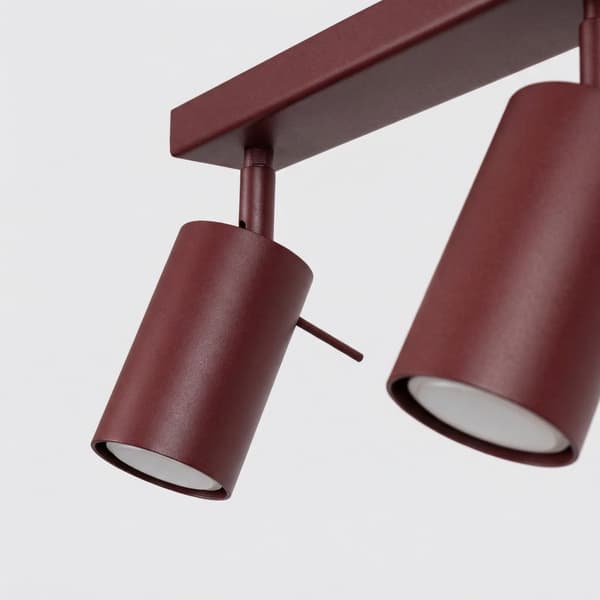 Taklampa RING 6L vinröd