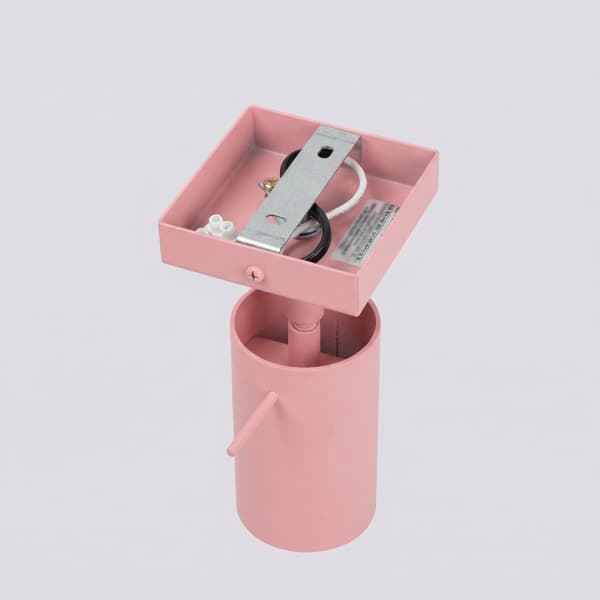 Vägglampa RING rosa