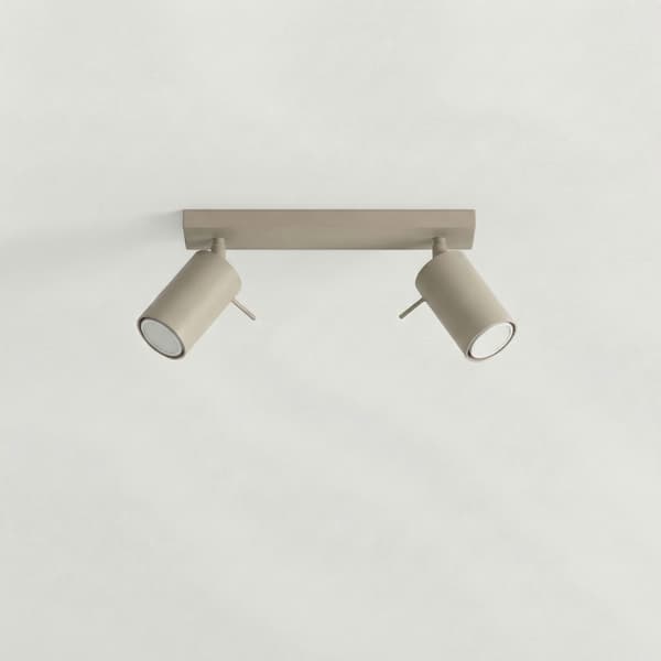 Taklampa RING 2 gråbrun