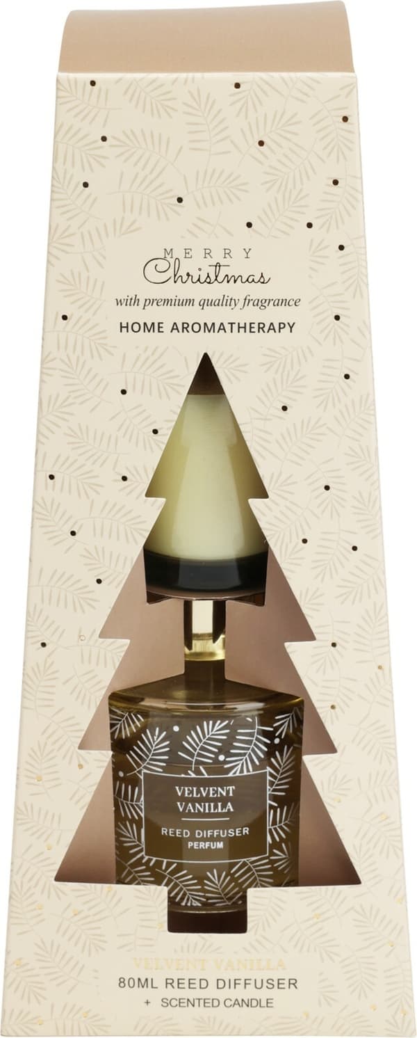 Aromaset Doftpinnar/Rumsdoft Doftljus Mistletoe Fir 80 ml