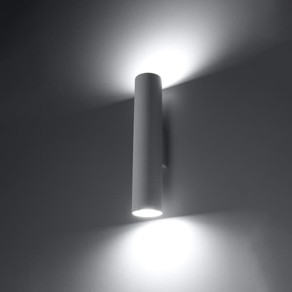 Vägglampa LAGOS vit